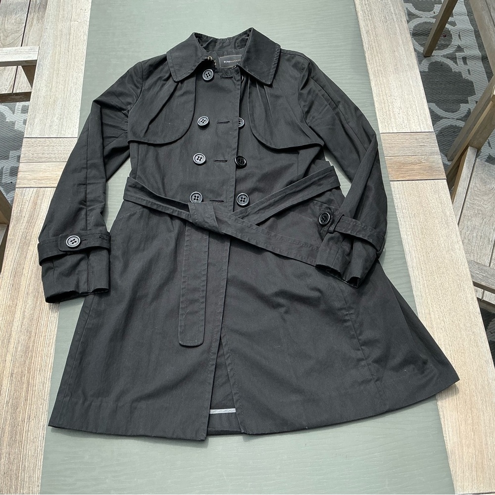 Classic Black Women's Trench Coat